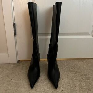 H&M Black knee high boots